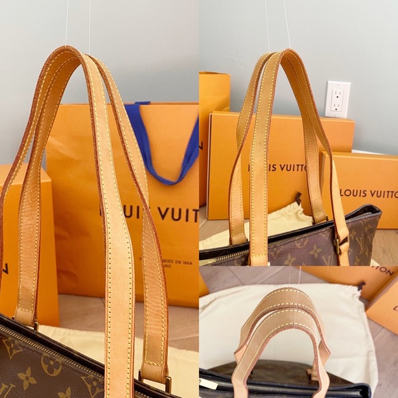 Louis Vuitton Auth Cabas Piano Shoulder Bag! - Picture 6 of 9